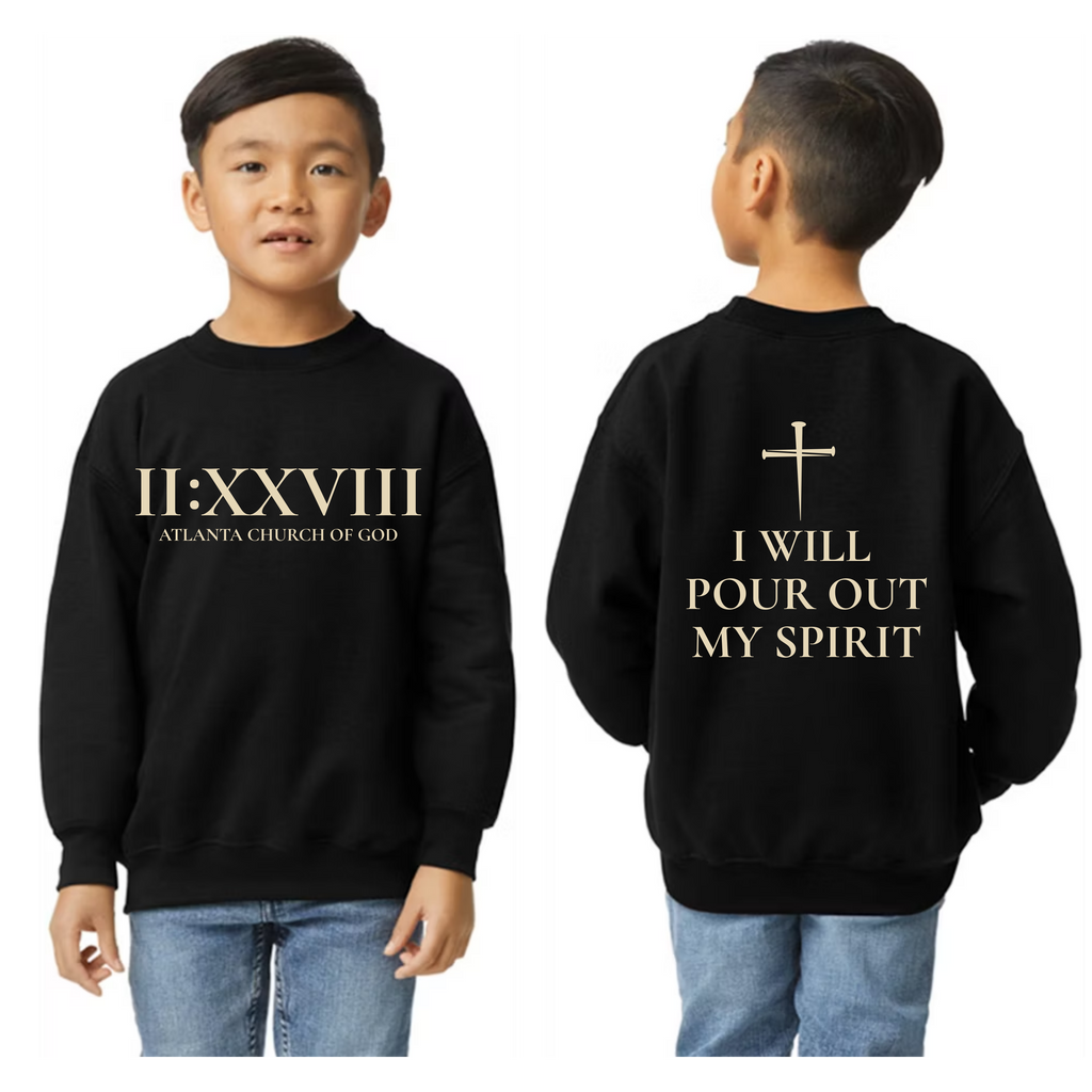 Pour Out Your Spirit Youth Sweatshirt