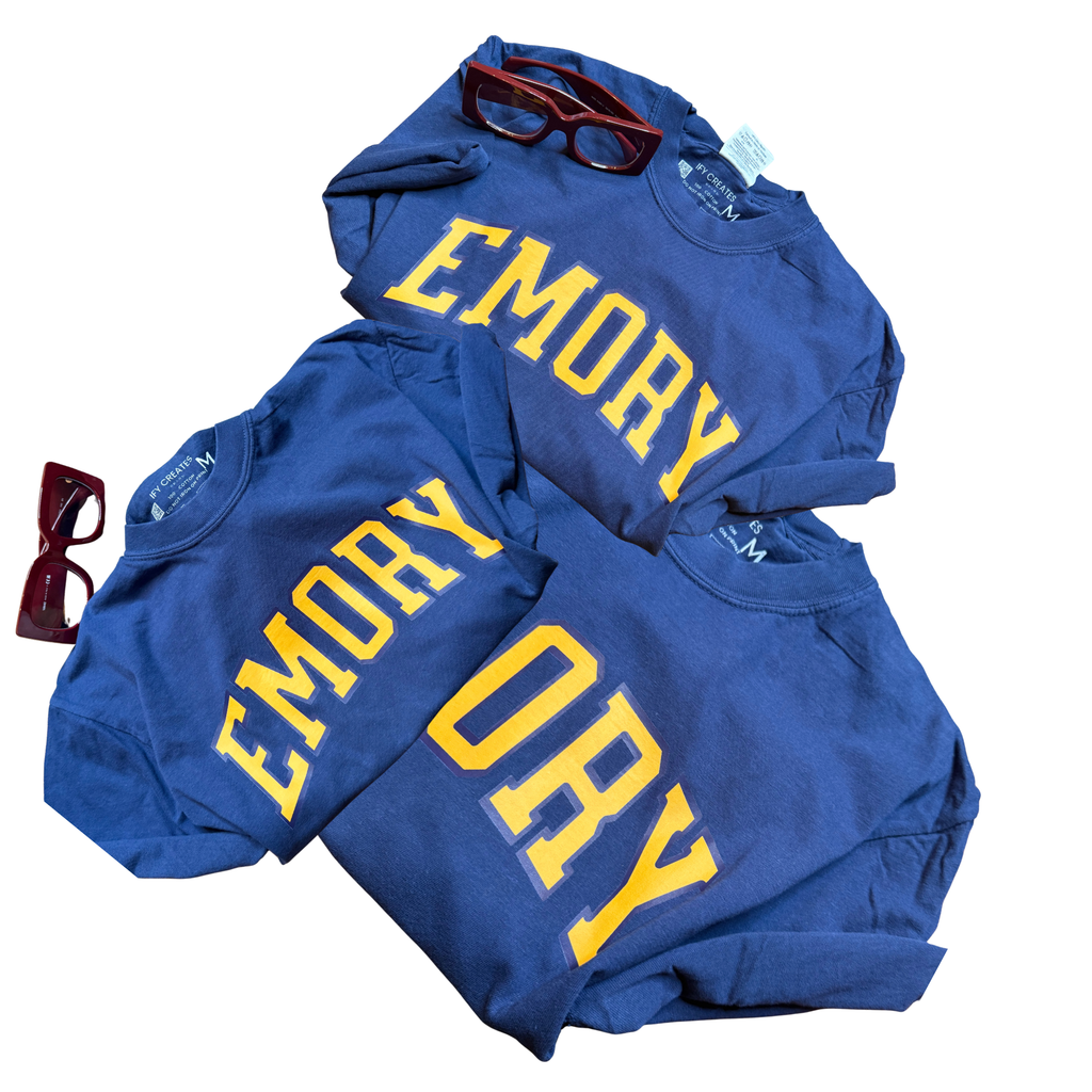 Bold Emory Logo Heavyweight T-Shirt