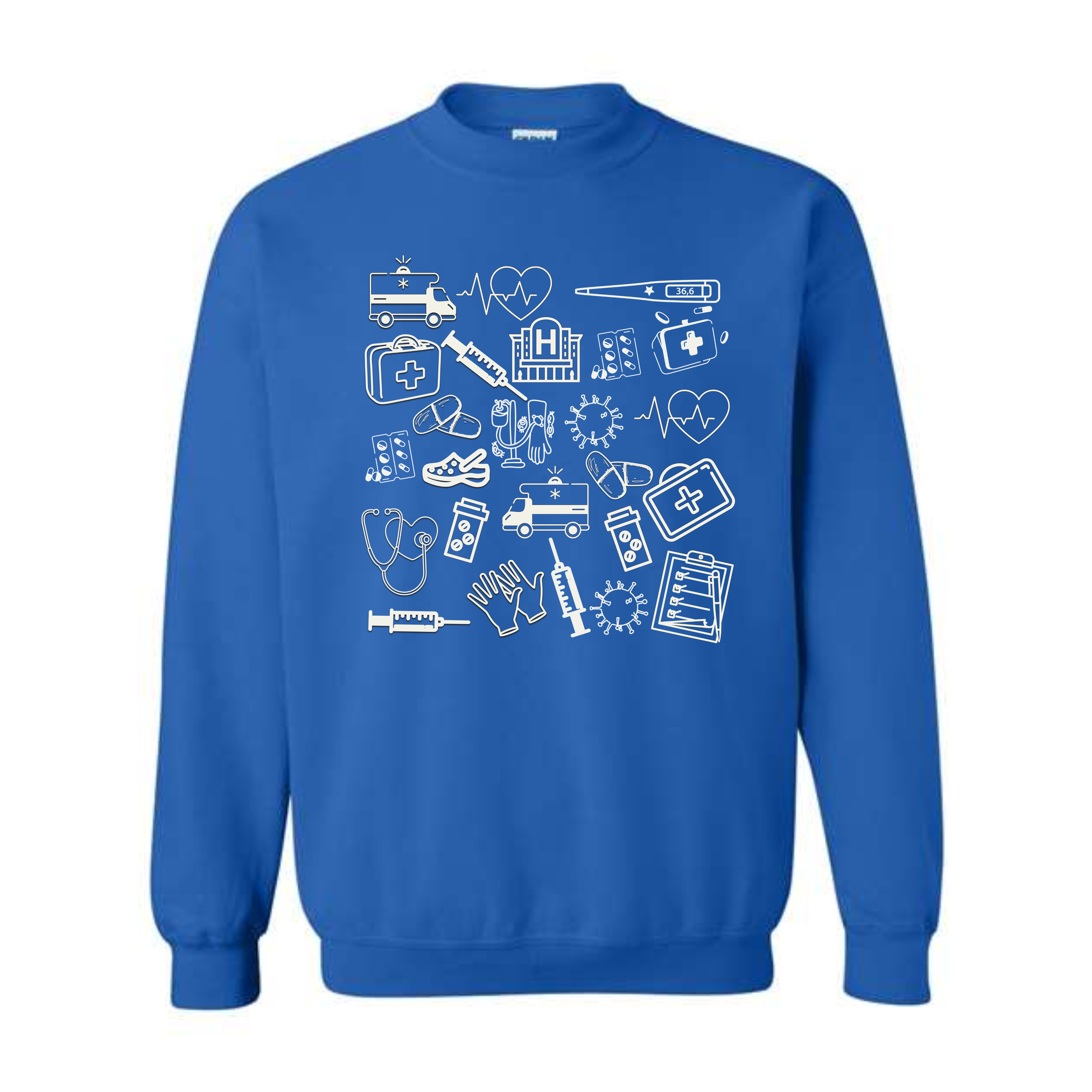 Medical Doodles Crewneck Sweatshirt